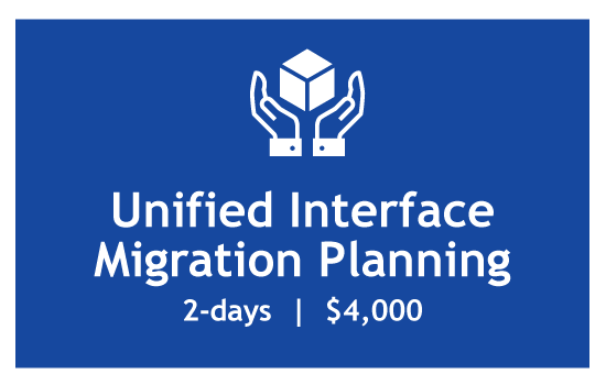 Unified Interface Migration Planning