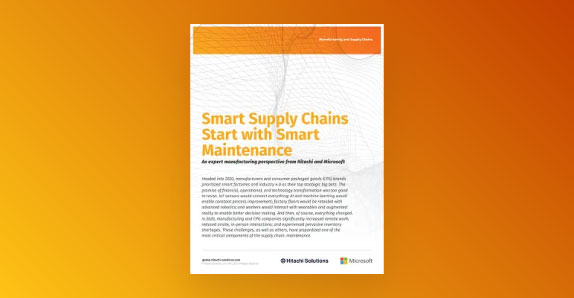 Smart Supply Chains Start with Smart Maintenance