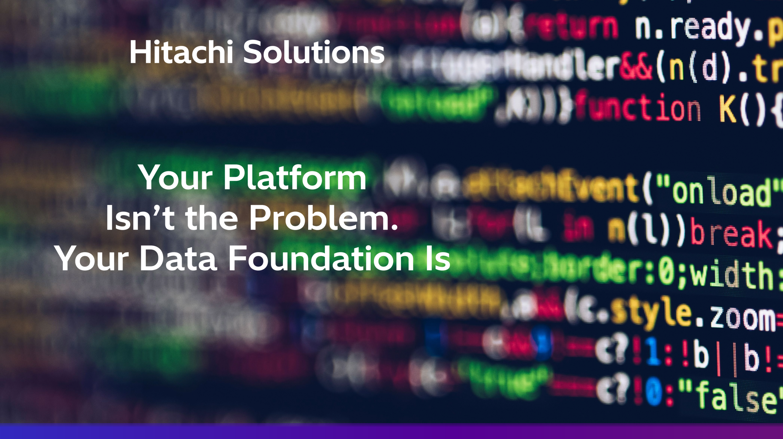 Your Platform Isn’t the Problem. Your Data Foundation Is.