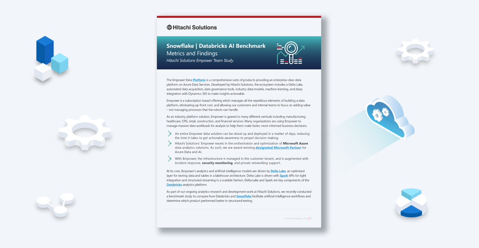 Snowflake and Databricks AI Benchmark